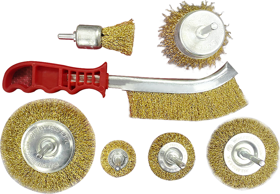 Drahtbürstensatz 7-tlg.