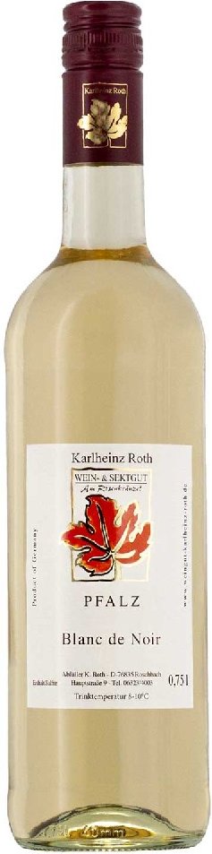 Thumbnail - Weingut Karlheinz Roth Blanc de Noir QbA 2024