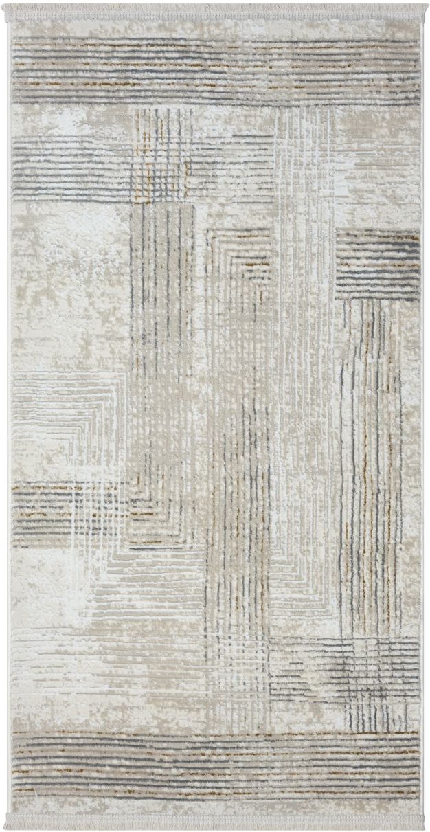 Thumbnail - Teppich Timeless Elegance , 80cm x 150cm, Farbe Beige, rechteckig, Florhöhe 10mm