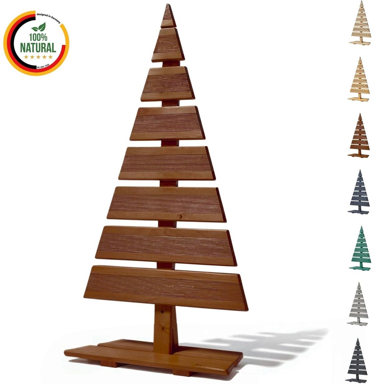 Weihnachtsdekoration 90cm Hoch Holz-Weihnachtsbaum Dekobaum Tannenbaum Braun