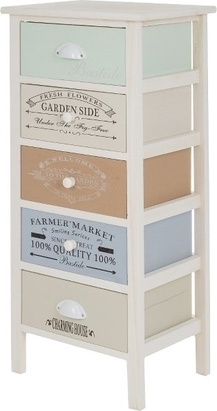 Kommode "Milian", mit 5 Schubladen