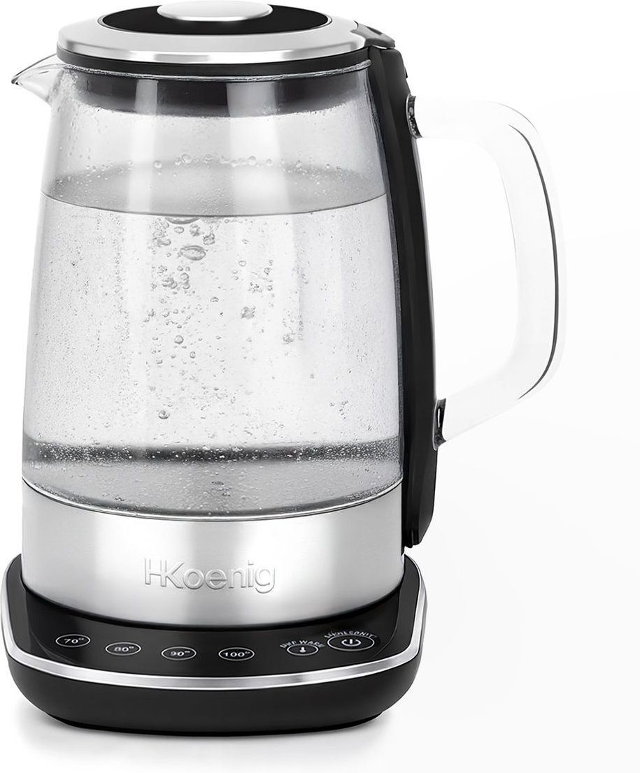 Elektrischer Wasserkocher BO600, 1,5 L, Glas und Edelstahl