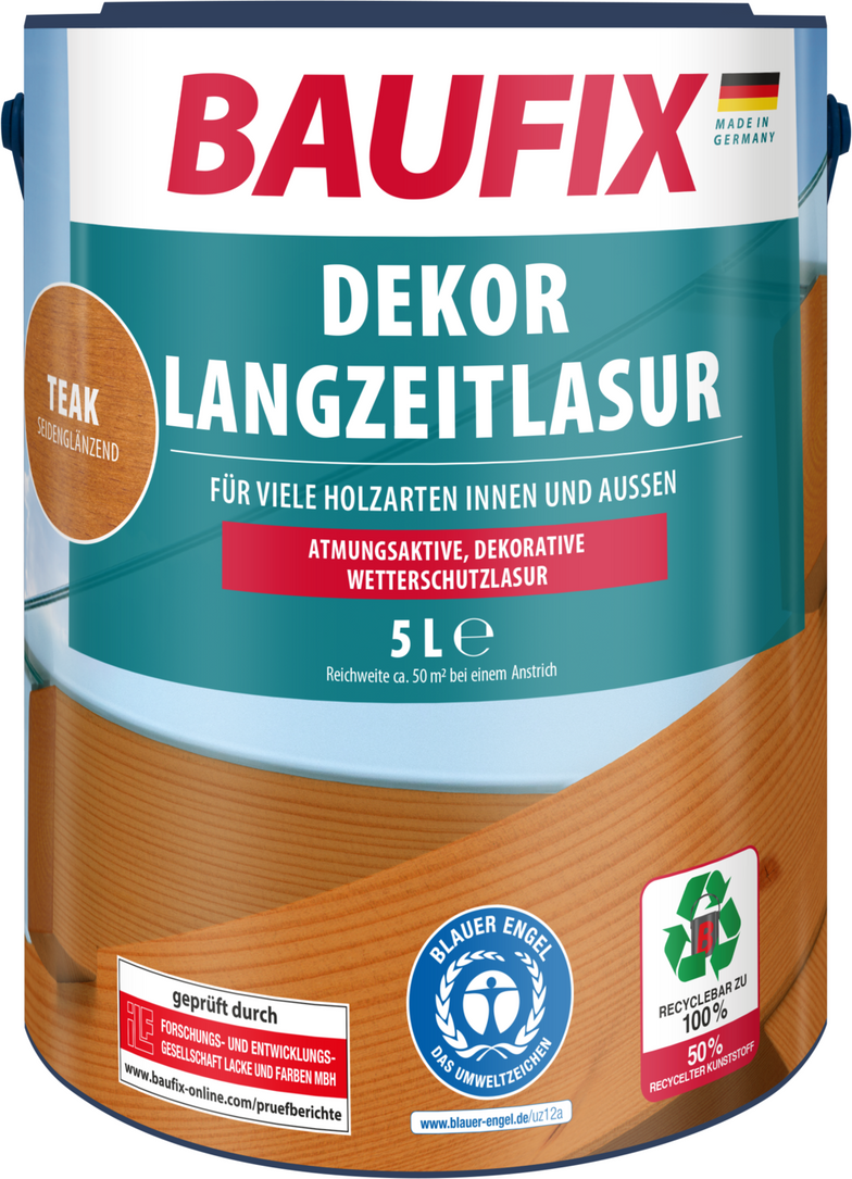 Dekor-Langzeitlasur teak