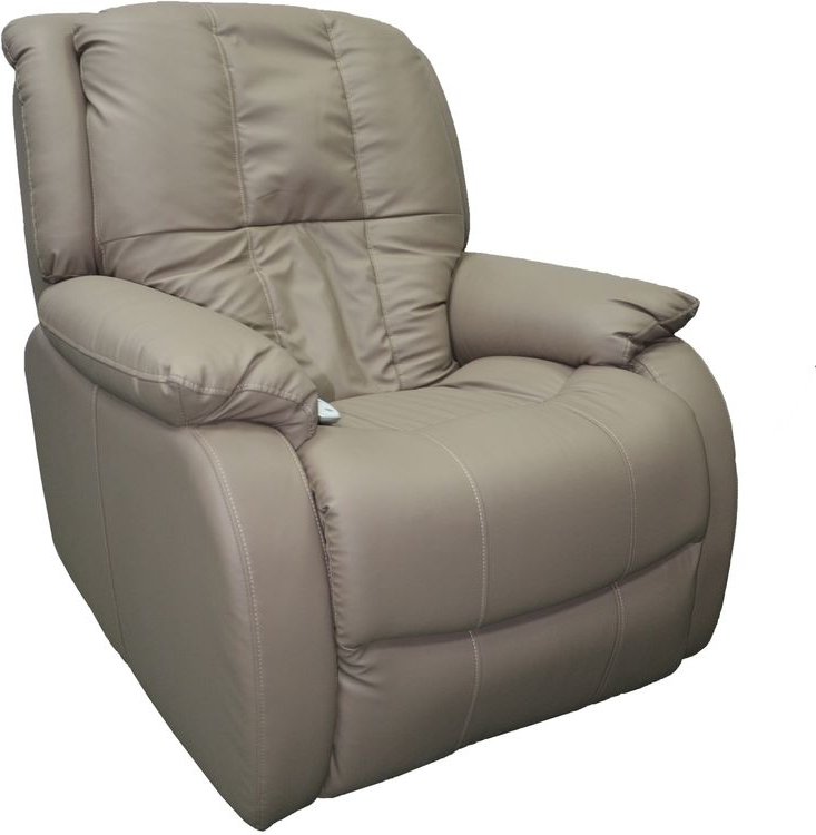 Elektrischer Massagesessel mit autom. Rücken- und Beinanhebung & 3D-Mechanismus braun