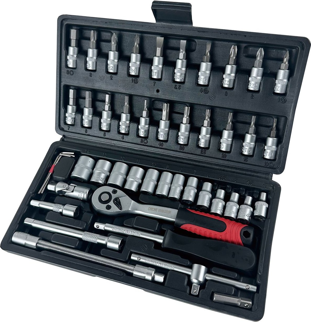 Ratschen-und Bit Set, 46-tlg.