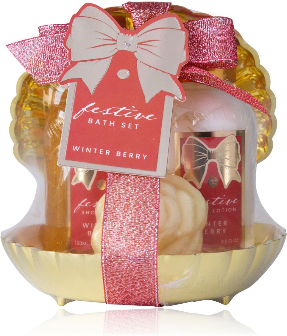 Badeset FESTIVE in glänzender Muscheldose