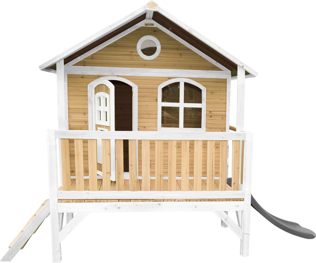 Stef Spielhaus Braun/Weiß - Graue Rutsche