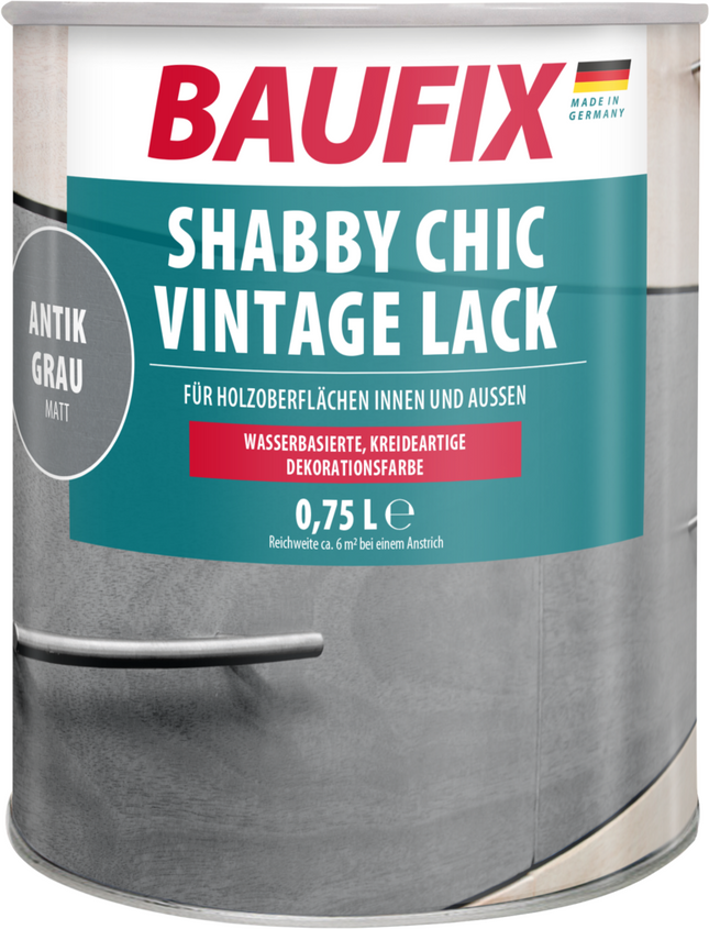 BAUFIX Shabby Chic Antik-Lack, Antikgrau