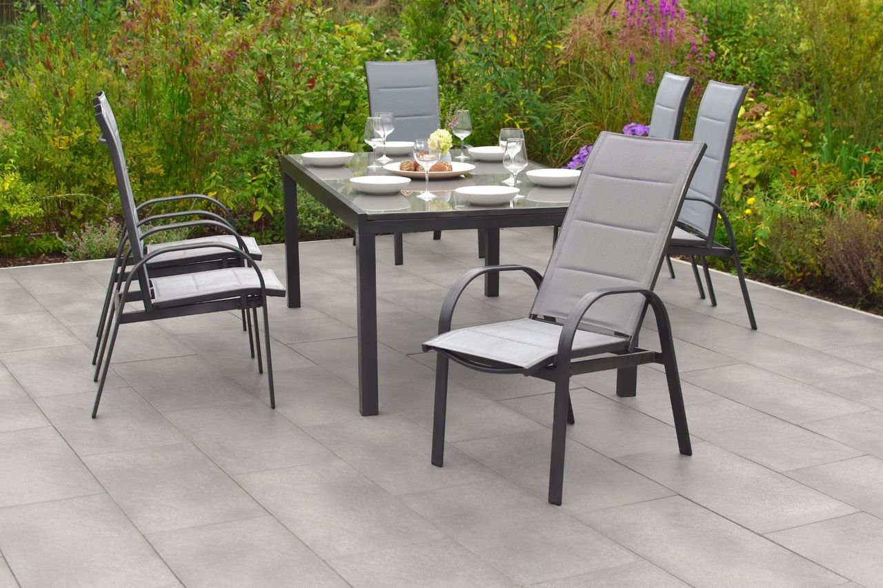 7tlg. Marini Set Semi-Ausziehtisch