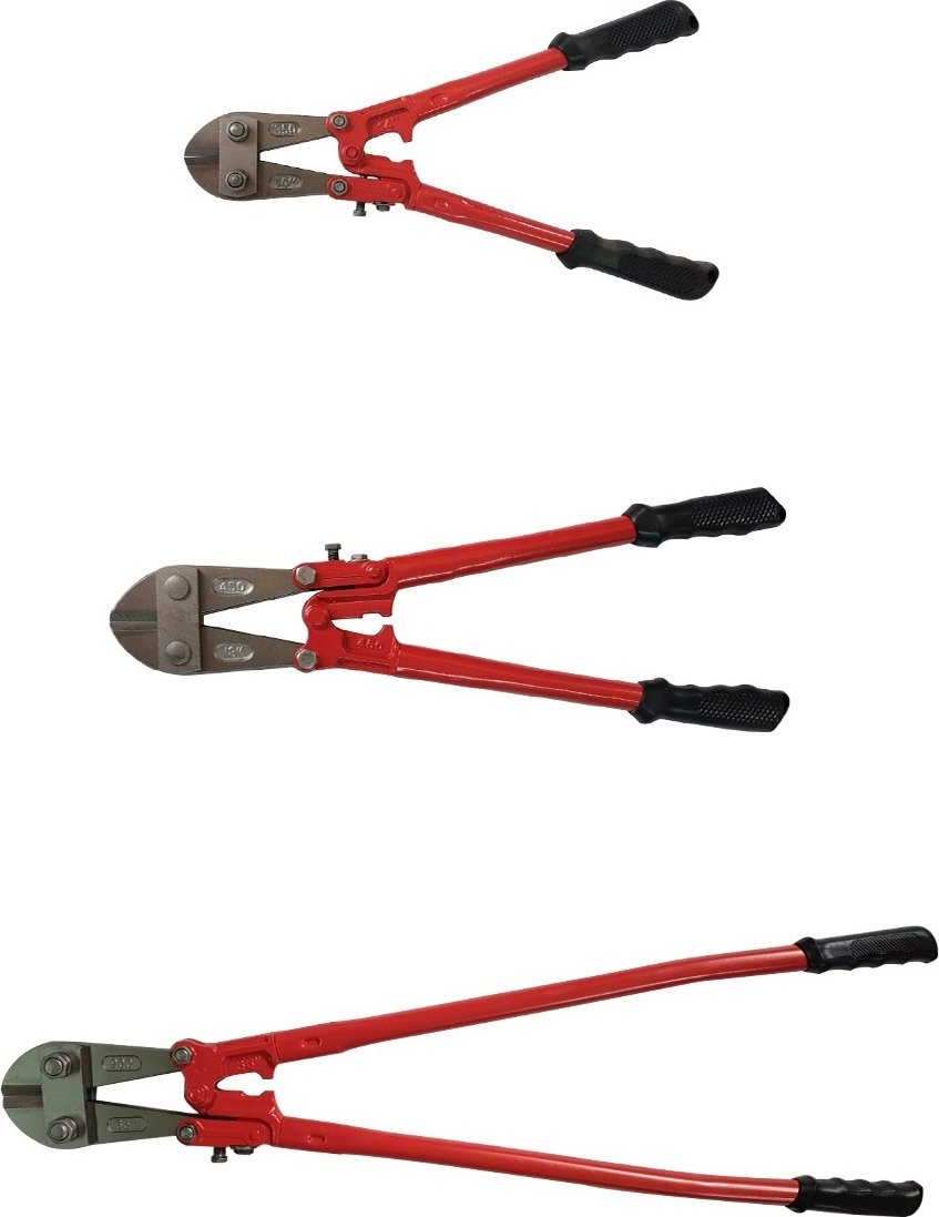 Bolzenschneider Bolzenschere Seitenschneider 3 tlg Set 350 450 900 mm