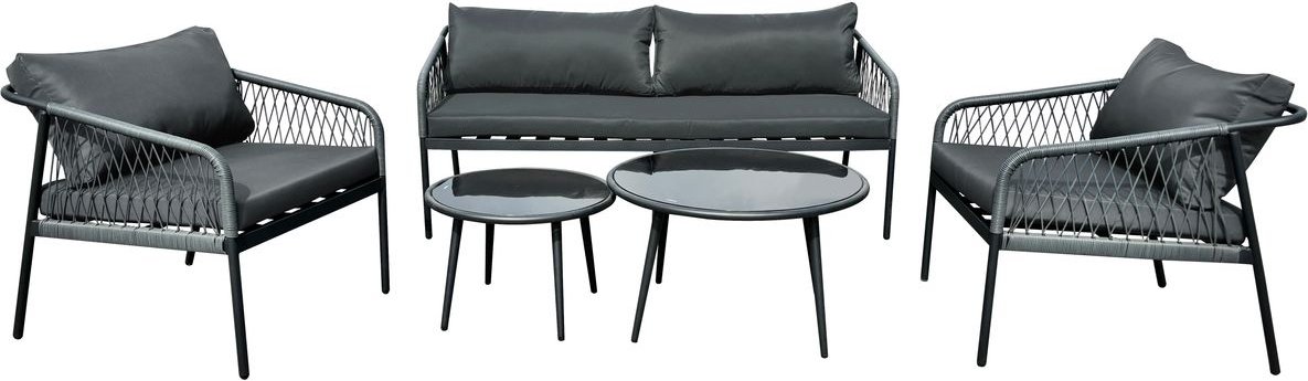 5tlg. Loungeset HGS67-DGR dunkelgrau