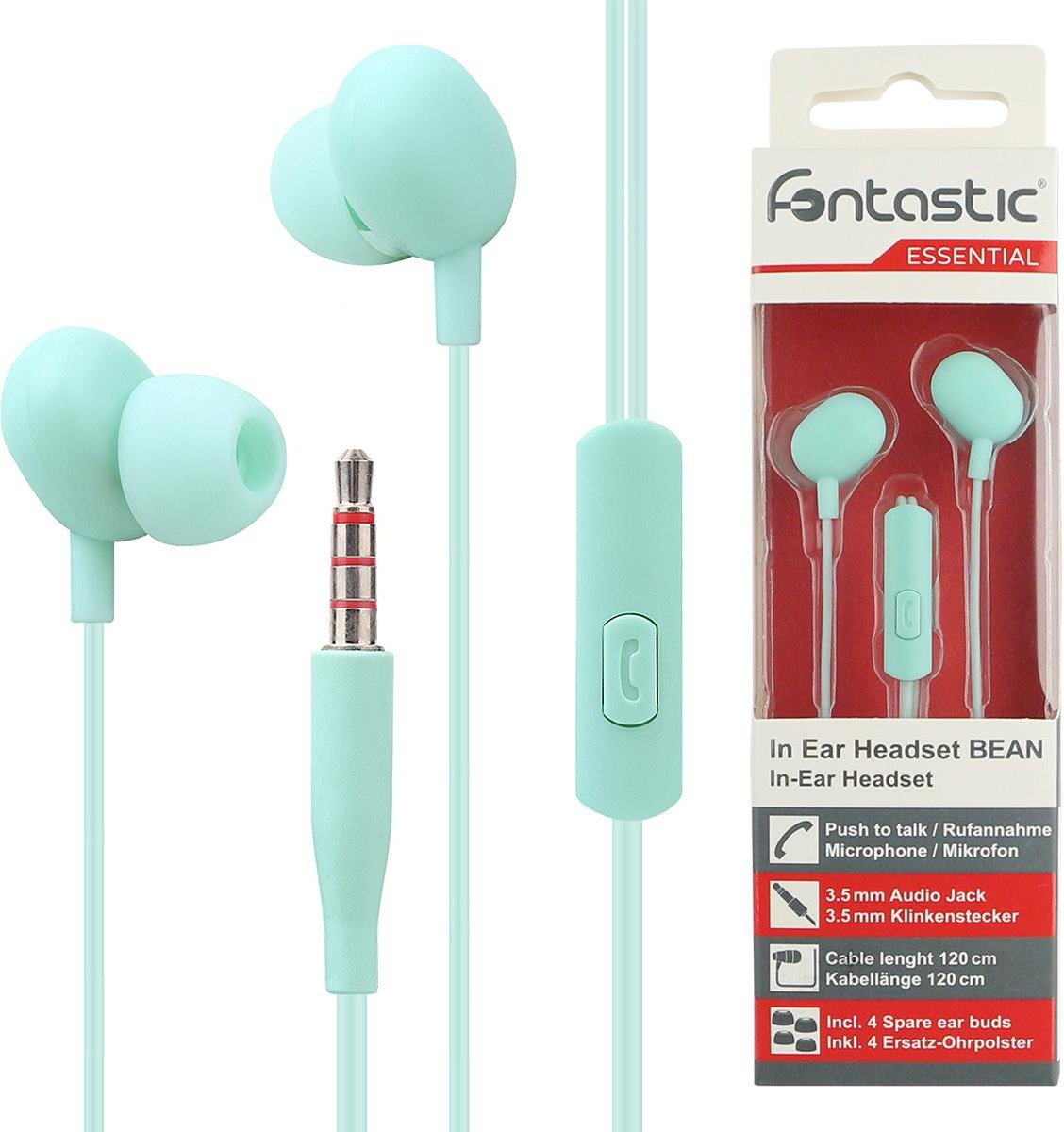 In-Ear Headset "Beans" mintfarben