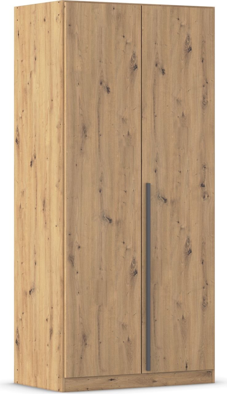 rauch Alba Kleiderschrank 2-türig, Farbe Eiche Artisan Breite 91 cm