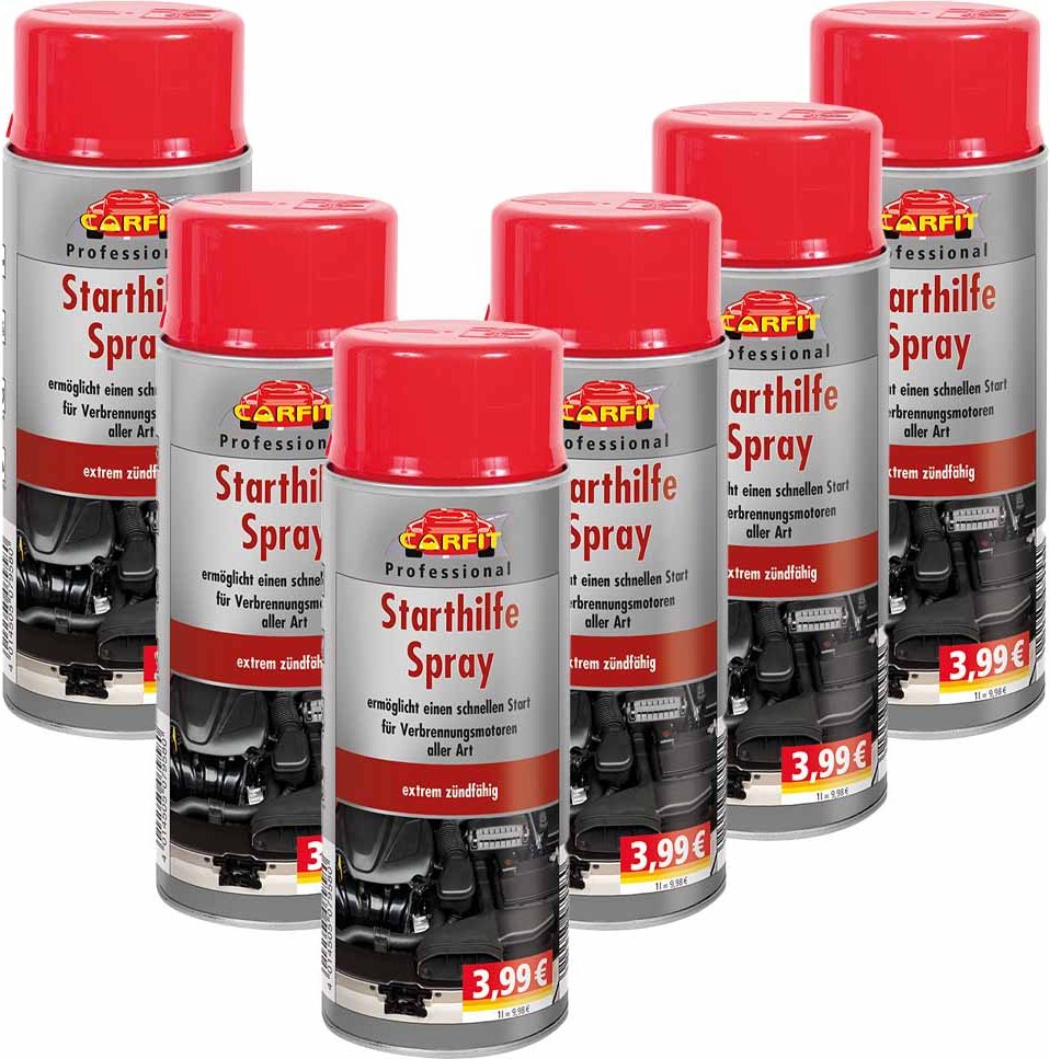 Starthilfespray 400 ml - 6er-Set