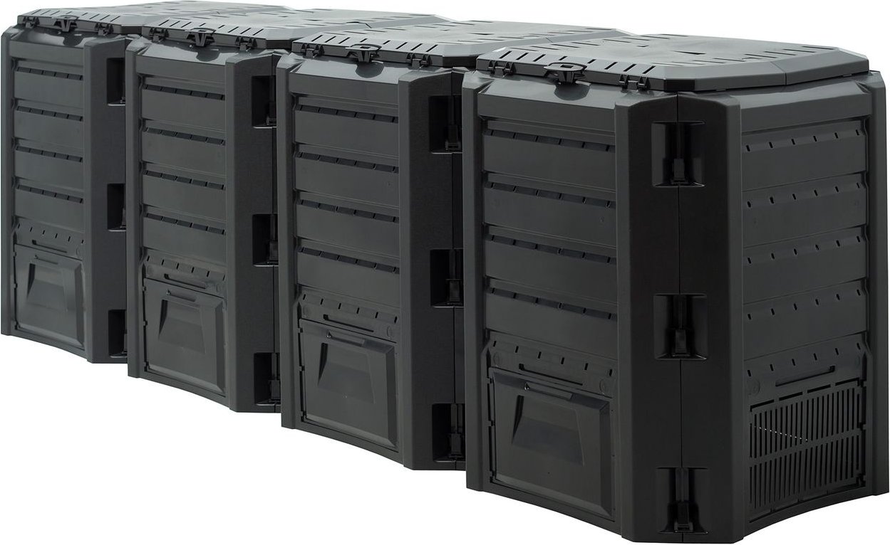 Prosperplast Komposter 1600L 261 x 83 x 72cm schwarz