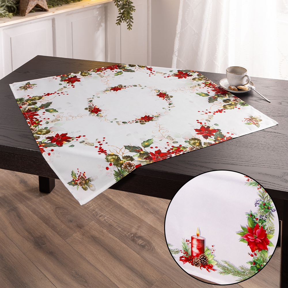 3D-Digitaldruck-Tischwäsche - Mitteldecke - ca. 80 x 80 cm