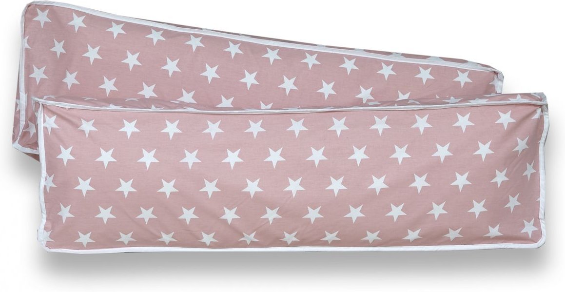 2er Rückenkissen-Set Stern Rosa