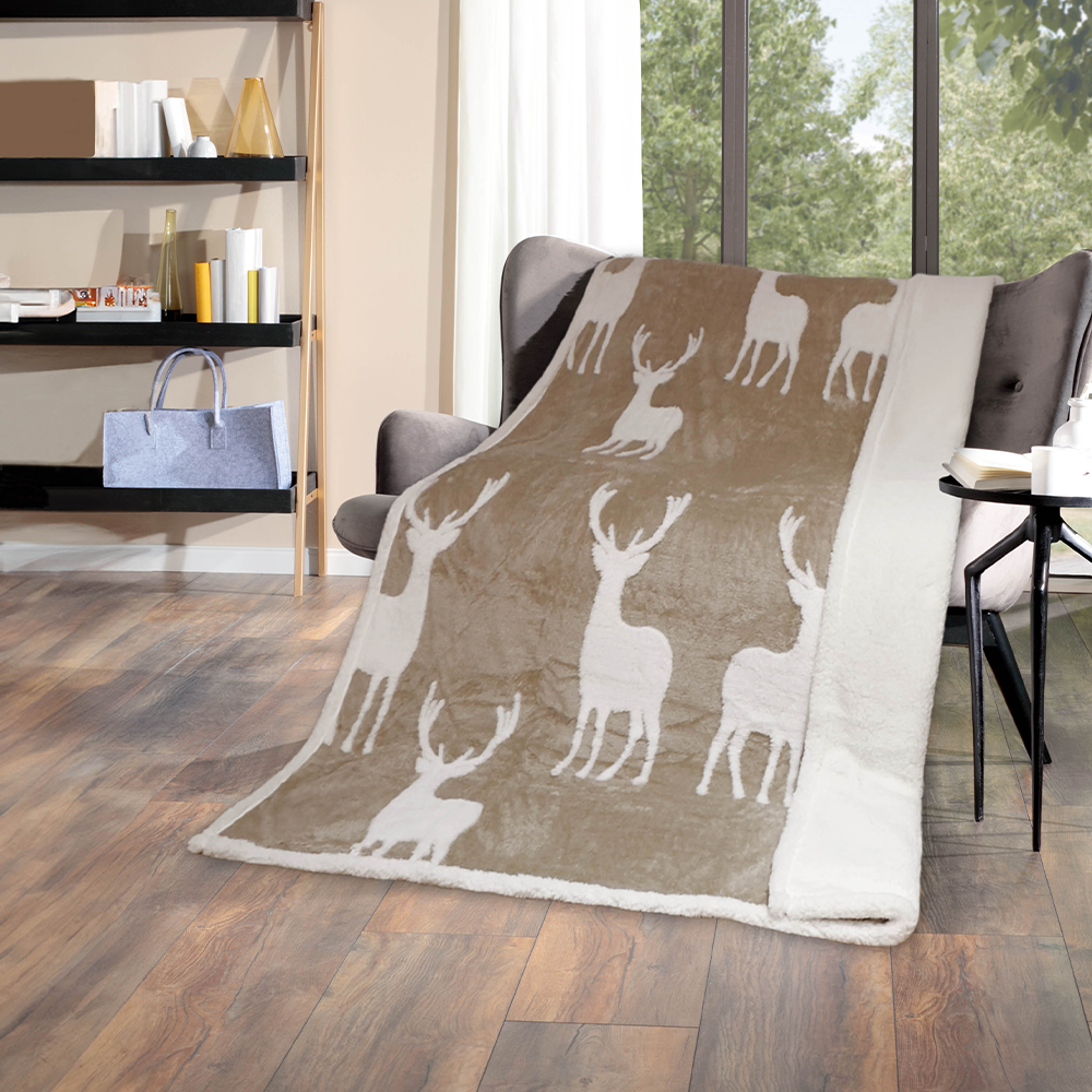 Kuscheldecke "Kuschelwinter" - ca. 130 x 180 cm