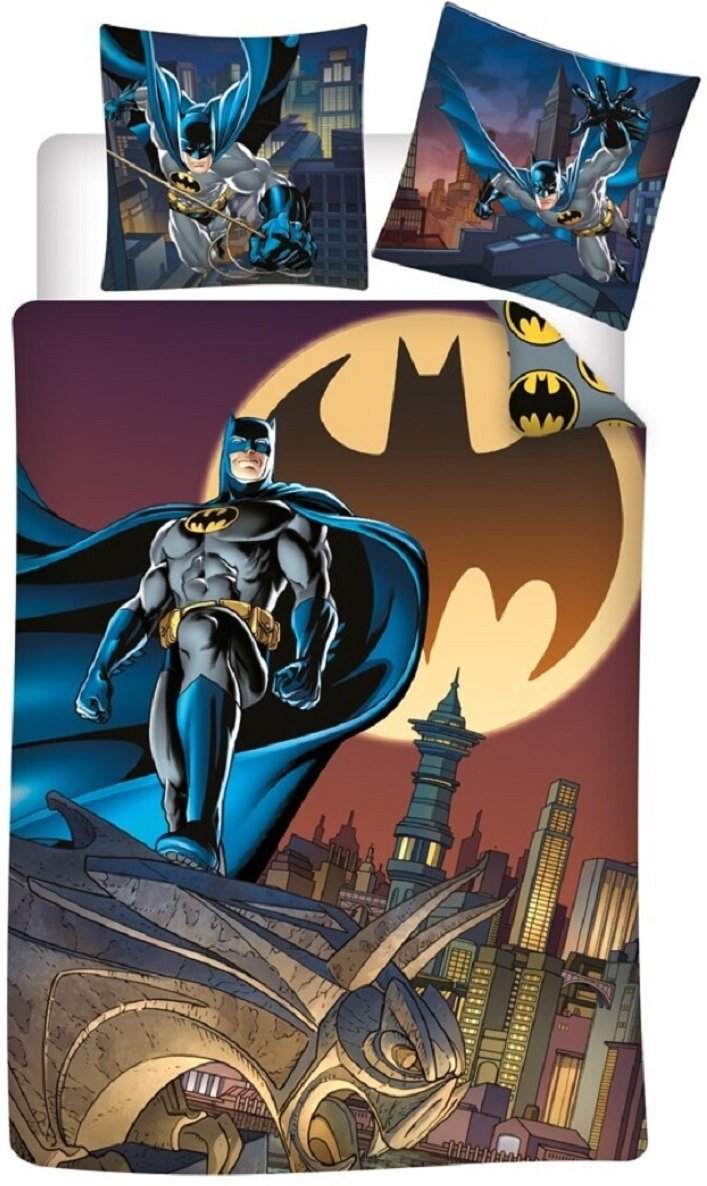 Batman Kinderbettwäsche-Set Decke & Kissen