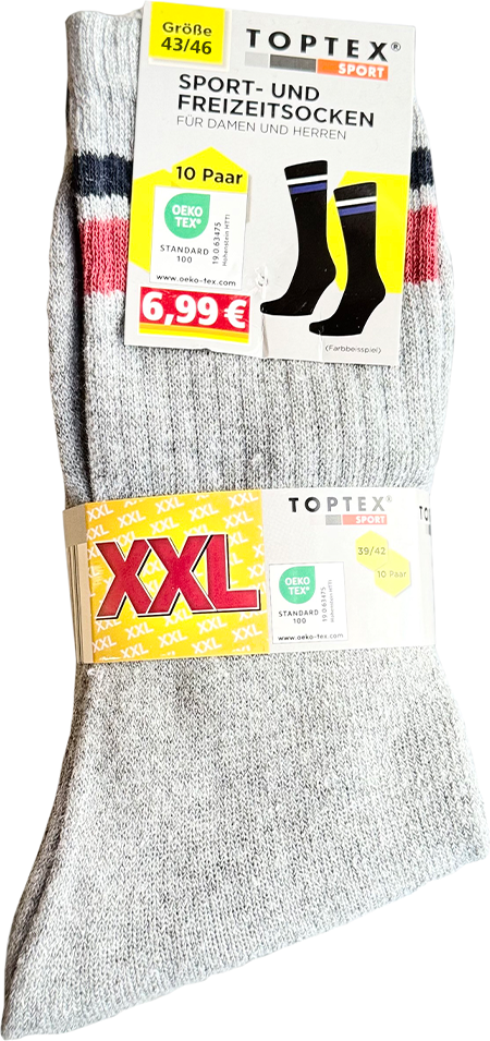 Sport- und Freizeitsocken - 10er-Pack