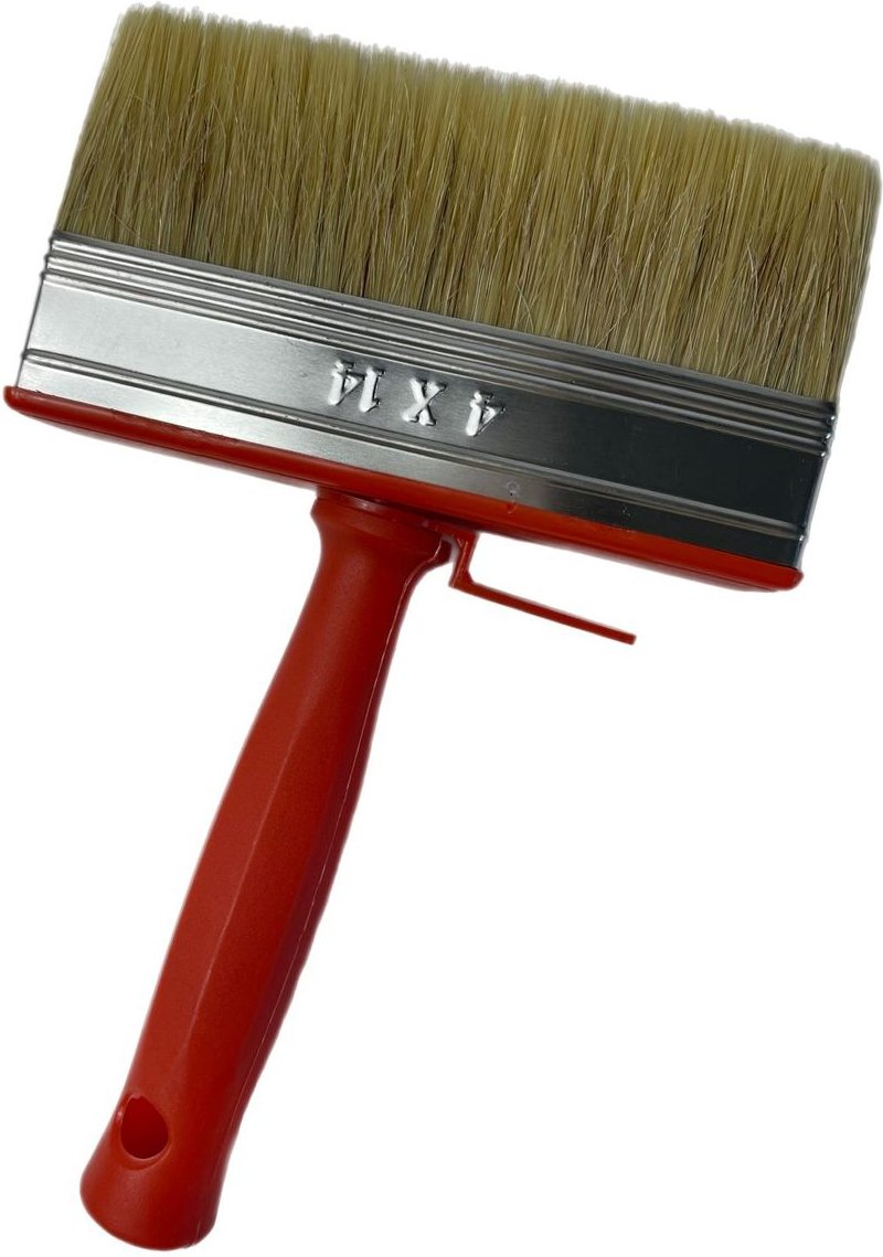 Pinsel Flach Malerpinsel Deckenbürste Maler 3x Flächenstreicher 4x14cm