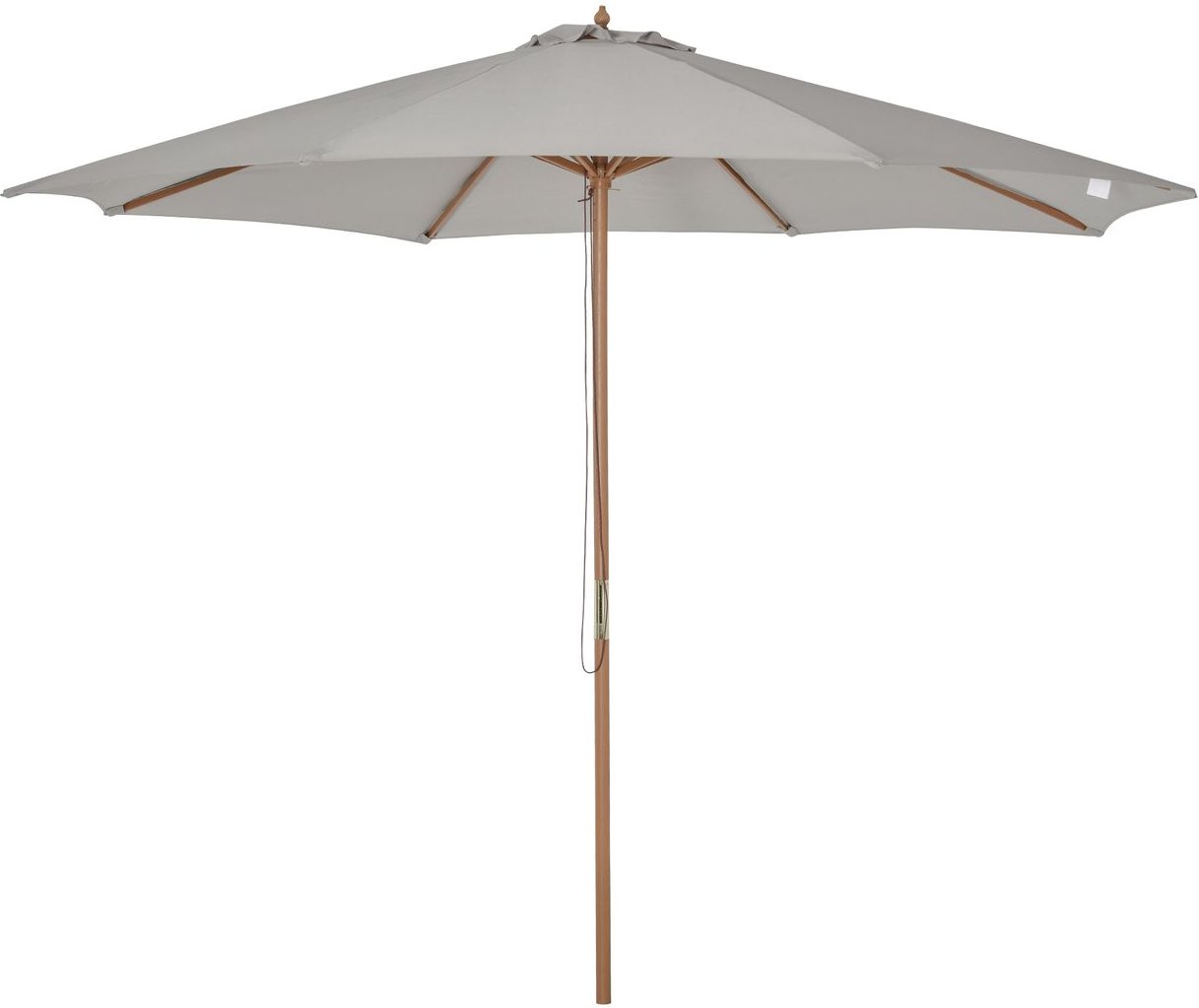 Holzschirm Maße 300 x 300 x 250 cm grau