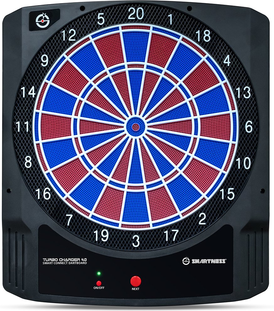 SMARTNESS ELEKTRONIK DARTBOARD TURBO CHARGER 4.0, 2-LOCH ABSTAND