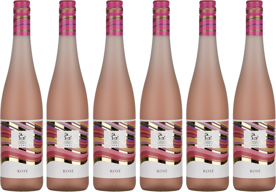 Winzer vom Weinsberger Trollinger Rosé Qba "Junge Linie" 0,75L 6er Karton