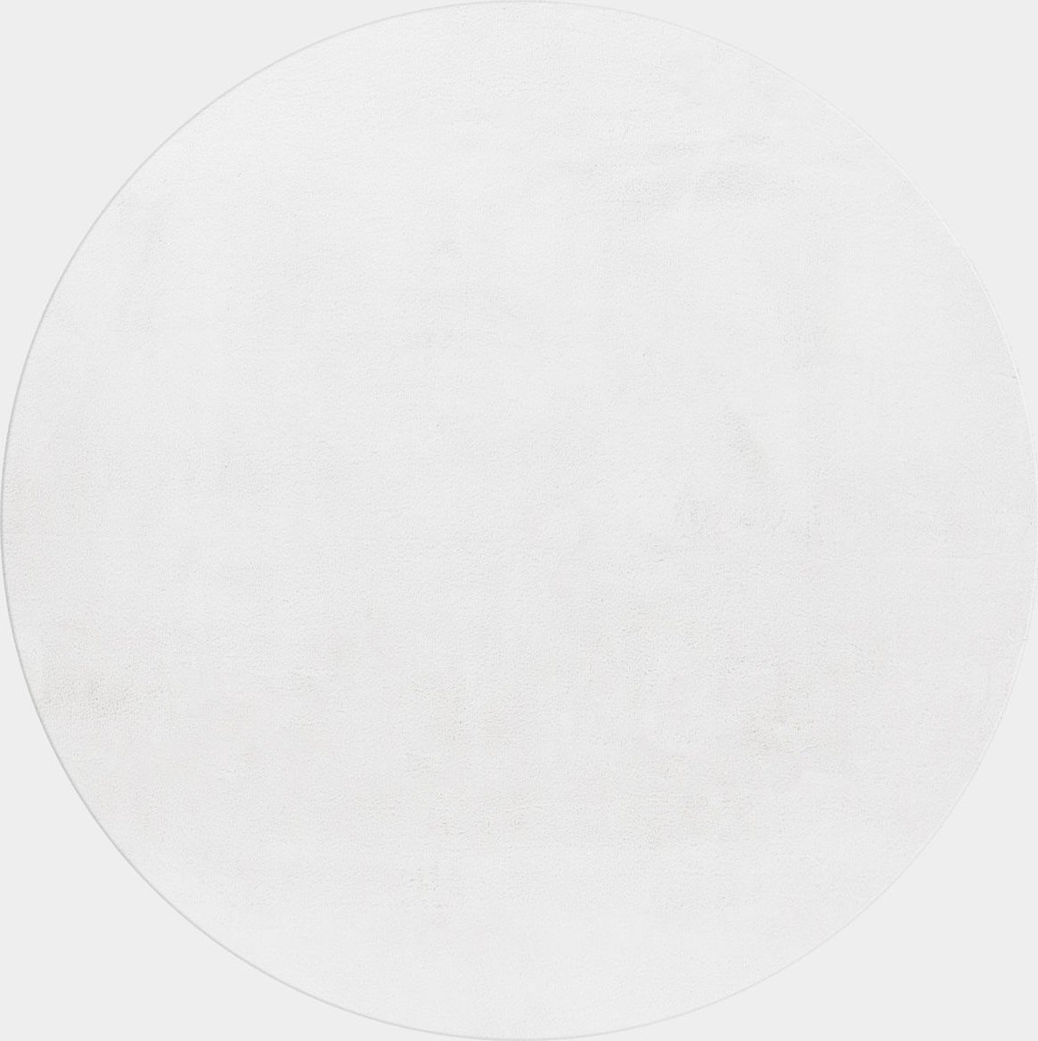 Teppich, POUFFY 5100, WHITE, 120 x 120 cm