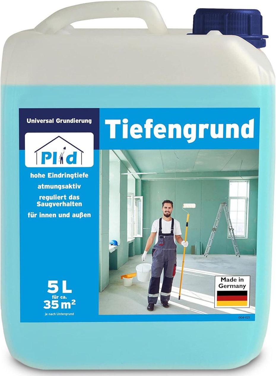 Thumbnail - Tiefengrund bläulich 5L - Grundierung für Beton - Haftgrund für Fassadenfarbe