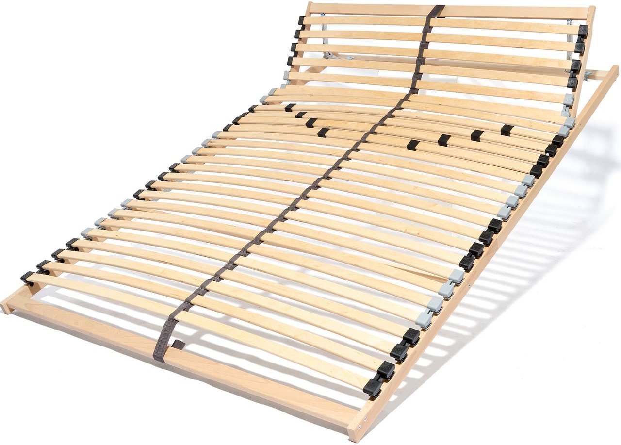 7-Zonen- Lattenrost Ergo 120 x 200 cm , Kopfteil verstellbar, zerlegt