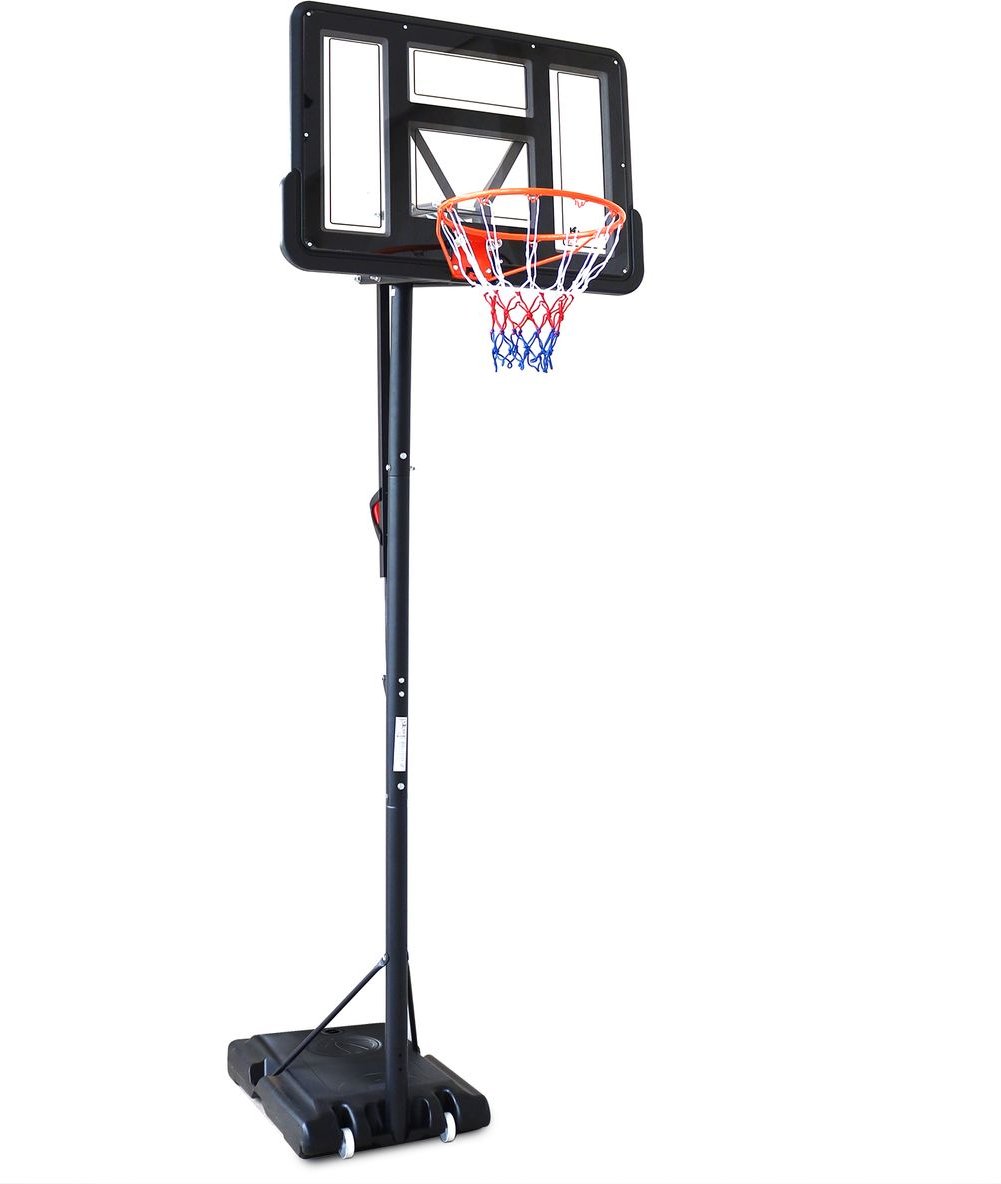 Basketballanlage mit Standfuß und Rollen