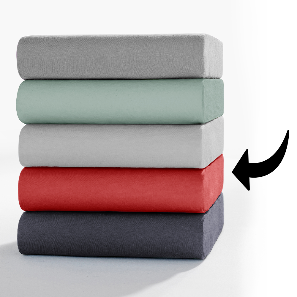 Interlock Doppeljersey-Spannbetttuch ca. 140 – 160 x 200 cm