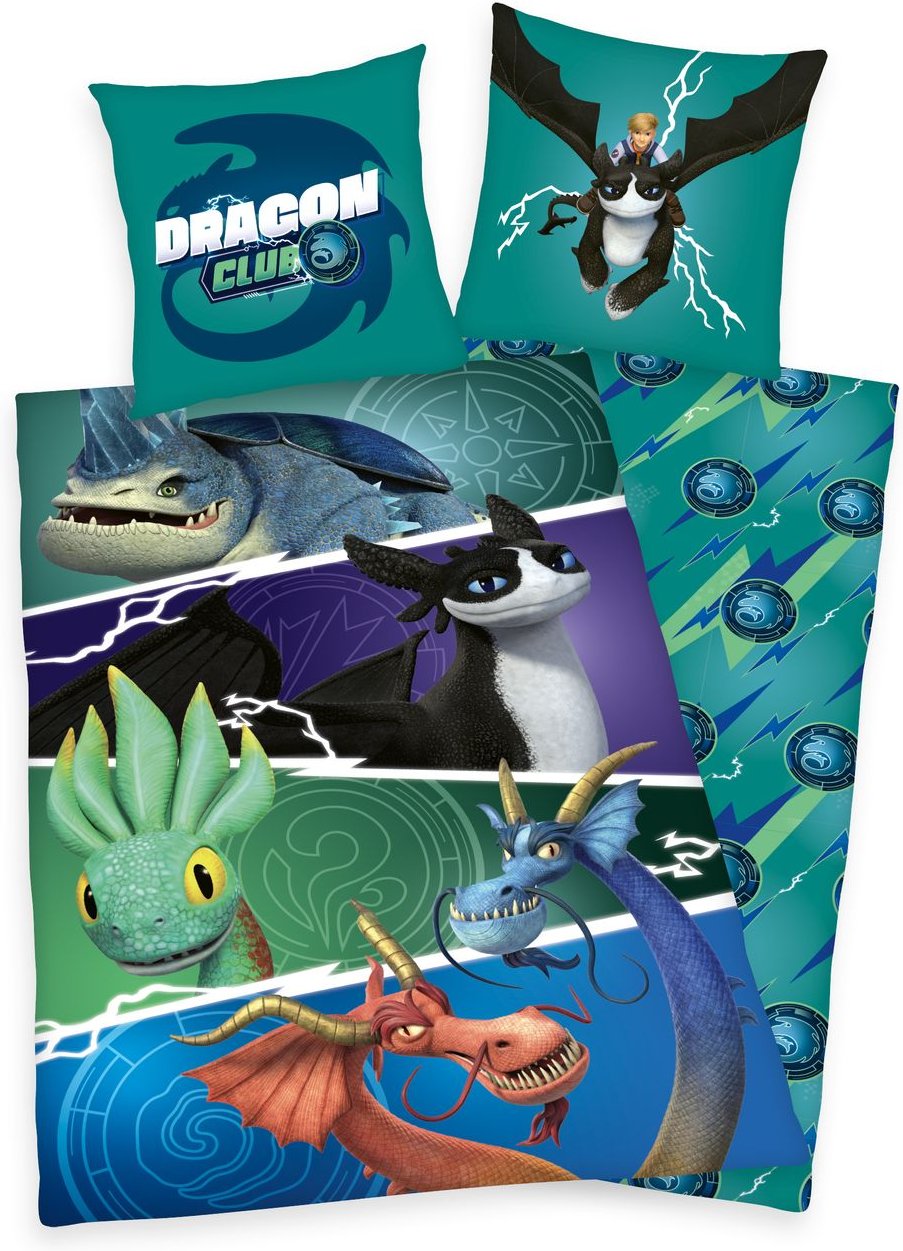 Dragons - The Nine Realms Bettwäsche Größe 80x80 + 135x200 cm