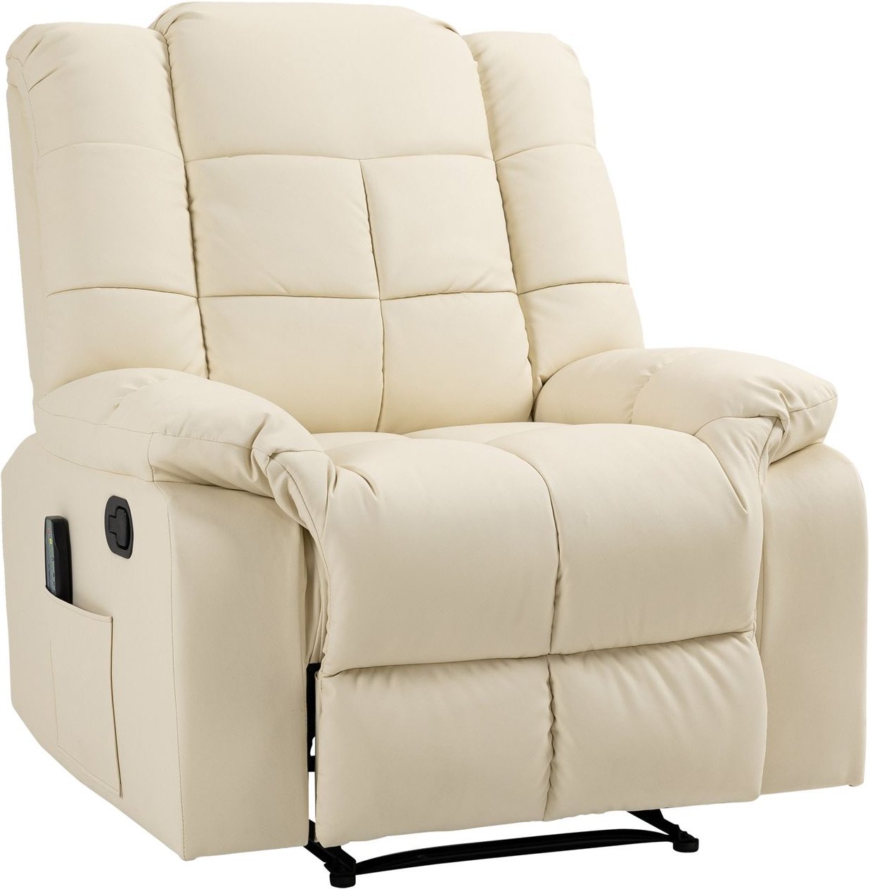 Massagesessel Elektrisch Fernsehsessel mit Liegefunktion 8 Massagepunkte