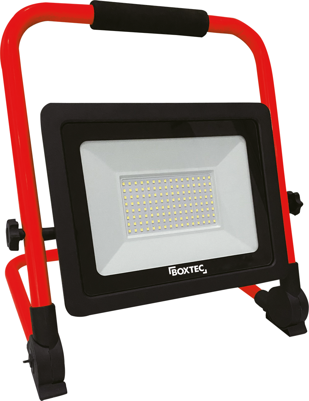 LED Arbeitsleuchte, Baustrahler, verstellbar, faltbar, 100W, 8000lm, 6500K, IP65, 3m Gummikabel