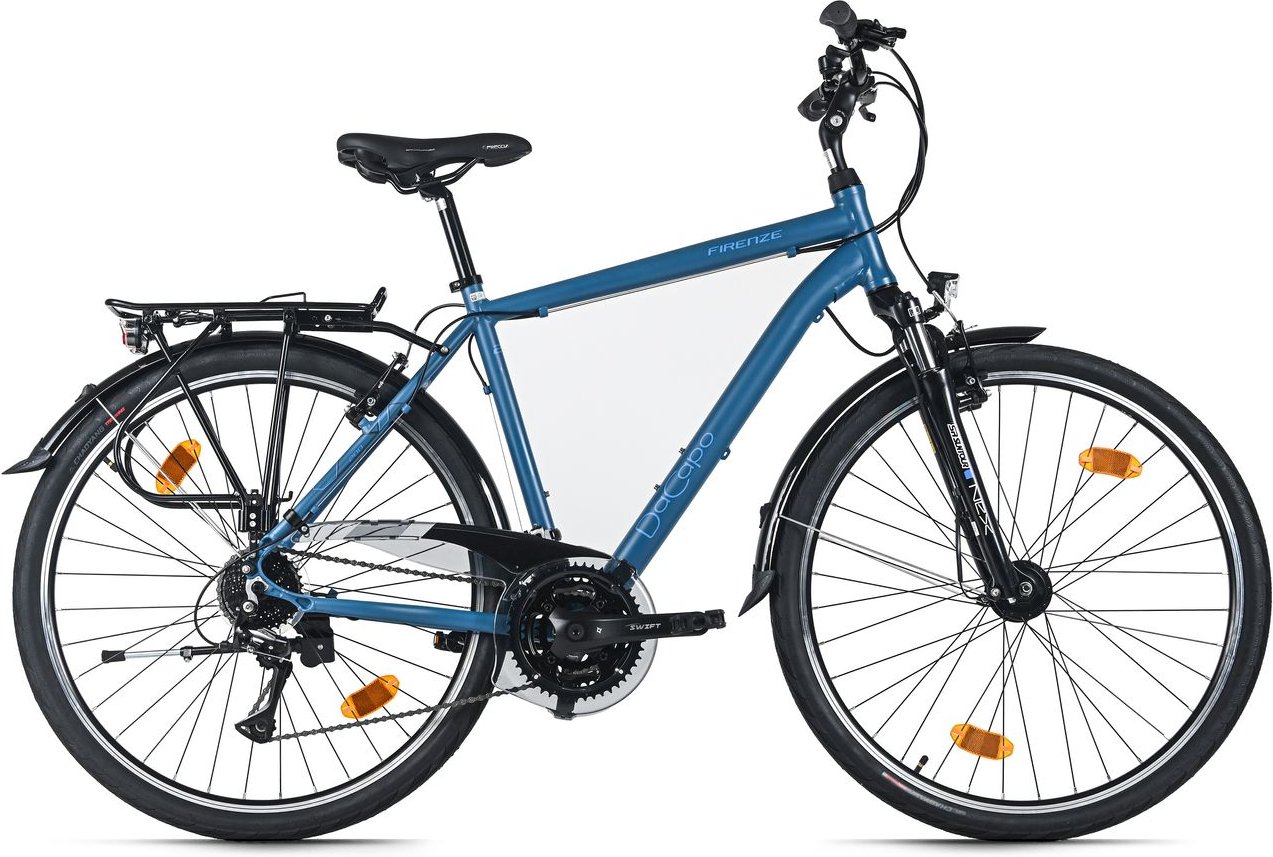 DaCapo Trekkingrad Herren 28'' Firenze 200 Touren Bike 24 Gänge Aluminium Blau