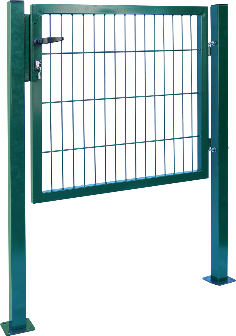 Doppelstabmatten Gartentor, ca. 100 x 100 cm – Moosgrün