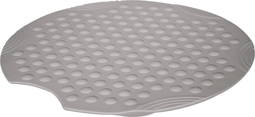 Duscheinlage Tecno ca. Ø 55 cm, grau (manhattan), 100% TPE