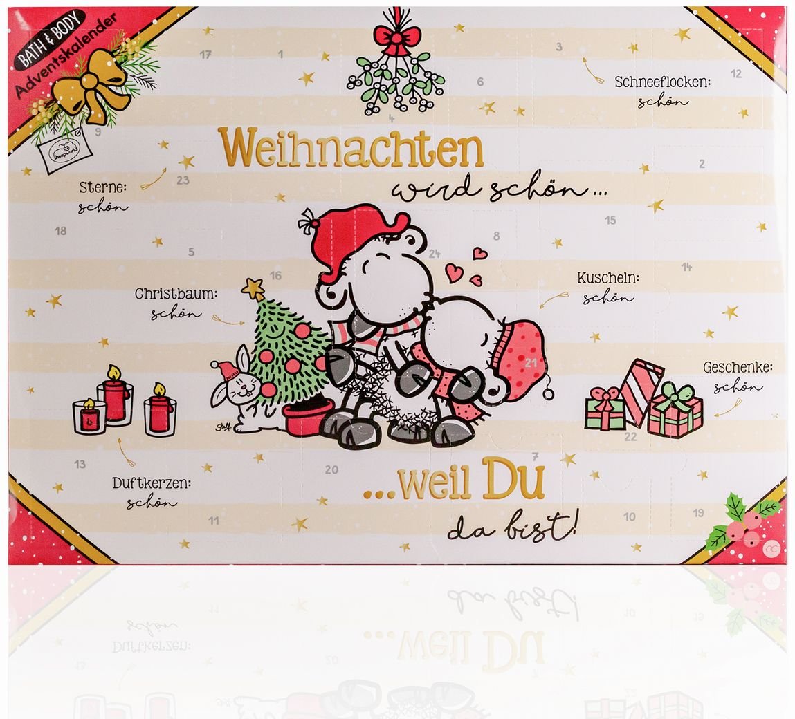 Thumbnail - Adventskalender SHEEPWORLD in Box, Motiv: Weihnachten wird schön...