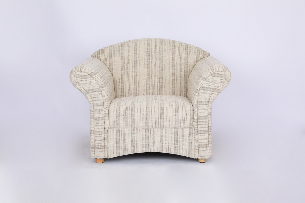 Polstersessel Loretta, ca. 110 x 84 x 84 cm – Grau