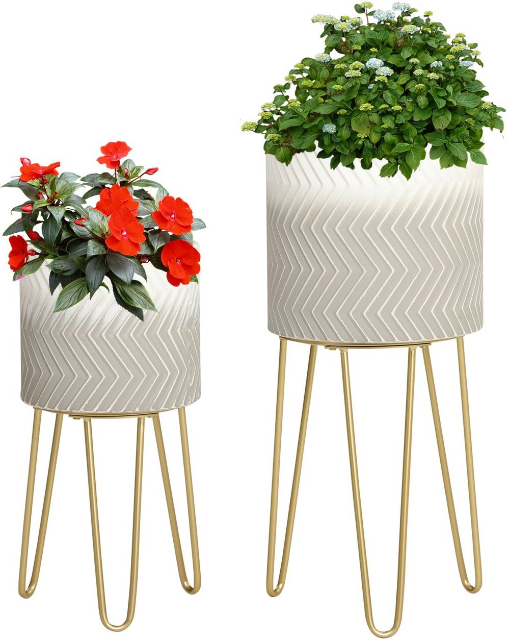 Thumbnail - 2er-Set Pflanzenständer, Pflanztöpfe, Blumentöpfe, Blumenständer