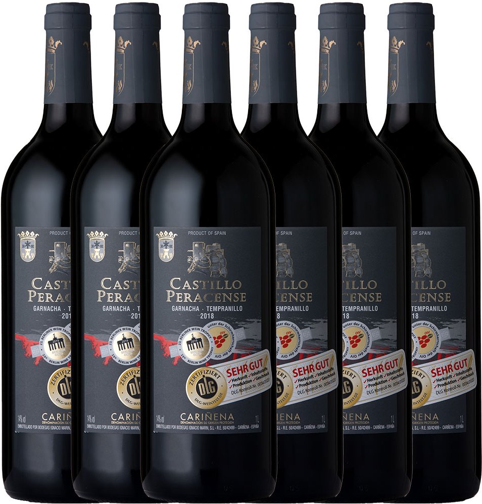 Garnacha Tempranillo Cariñena D.O. 0,75l + 33% GRATIS- 6er Karton