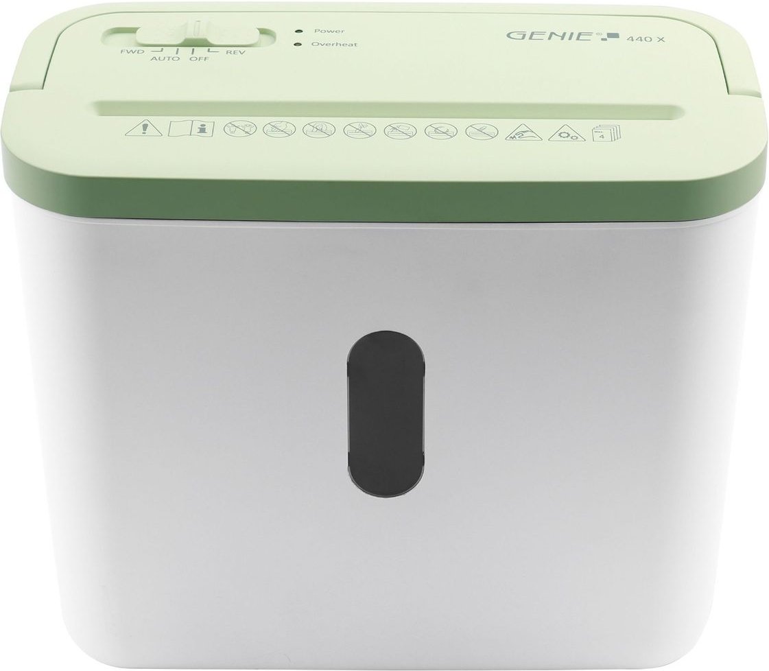 Aktenvernichter GENIE 440 X weiß/grün