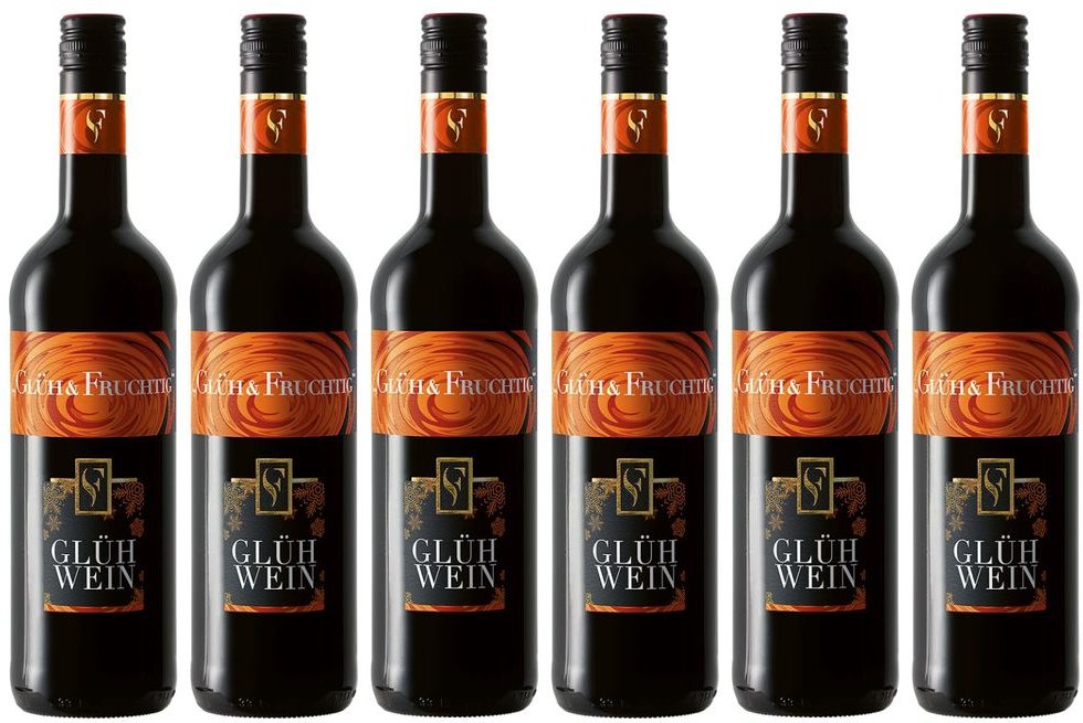 Thumbnail - GLÜ Glüh und Fruchtig roter Glühwein 0,75L 6er Karton