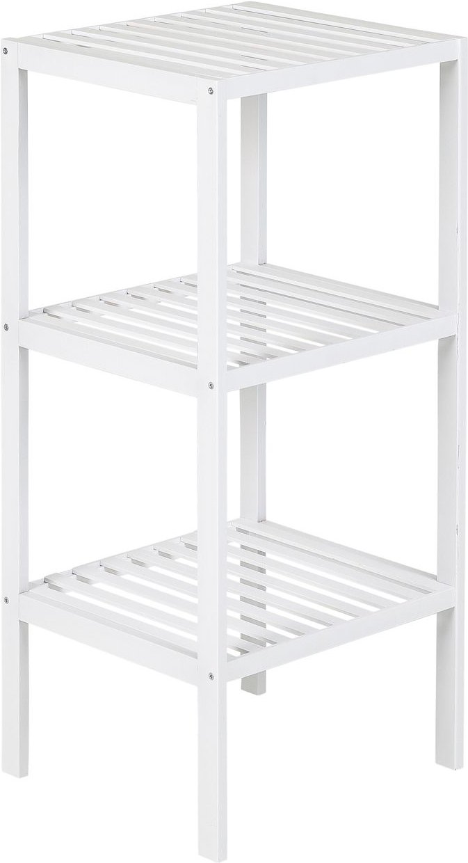 Thumbnail - Bambusregal, 3 Ablagen, weiß