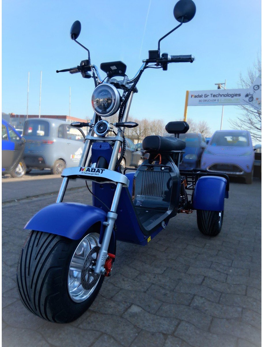 Thumbnail - Madat CP-3 Elektro-Dreirad – E-Scooter &Chopper, 45 km/h (oder 25 km/h), 60–90 km Reichweite
