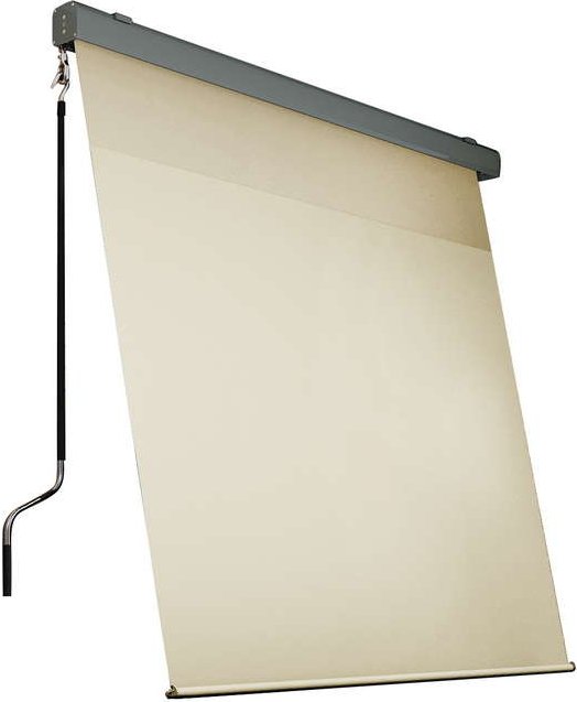 Alu-Sonnenrollo Balkonmarkise Sichtschutz, ca. 200 x 300 cm - Creme