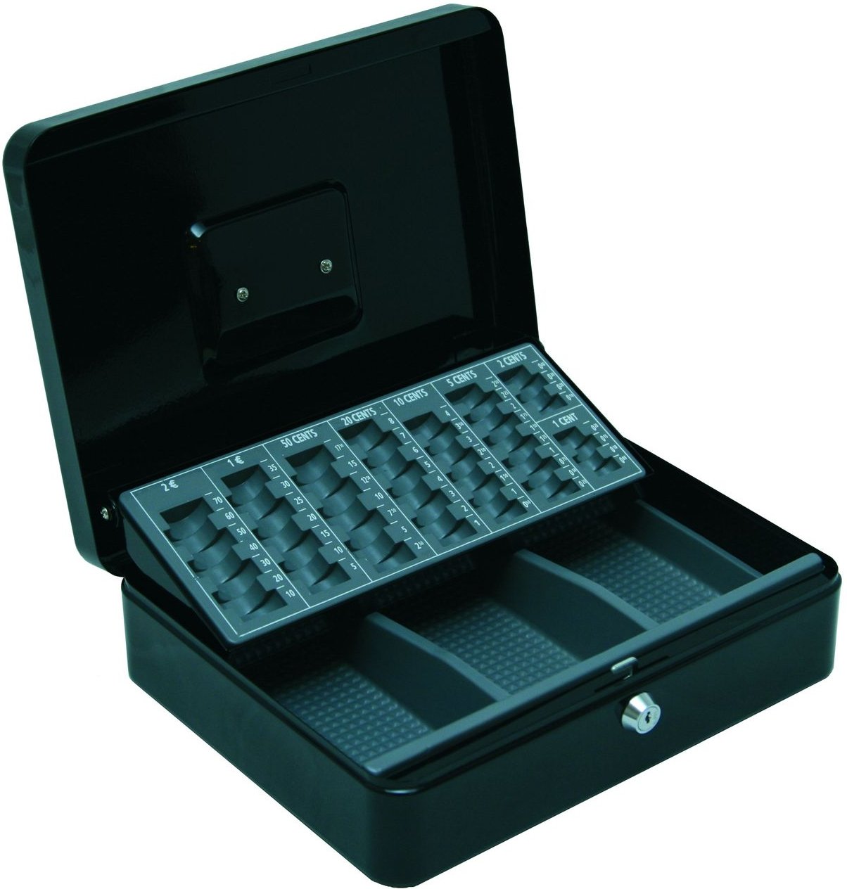 Euro-Geldkassette - Schwarz - EGK 100