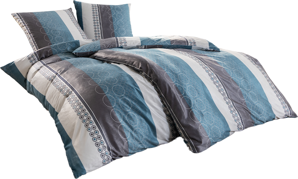 Nicki-Velours-Bettwäsche - ca. 155 x 220 cm